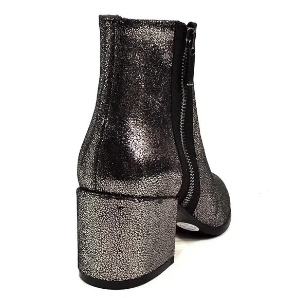 ROGAN 🇮🇹 WOMEN'S SOFT SILVER SUEDE COMFORT BOOTIE